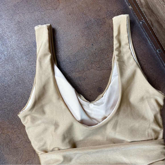 Red Dress Day or Night Gold One Piece Swimsuit. SZ:S - Picture 8 of 12